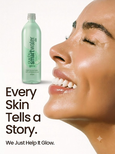 'Every skin tells a story' print/social creative